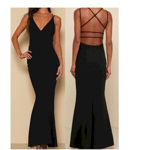 all this allure black strappy backless mermaid maxi dress Luxury Black Mermaid Beaded Sexy Backless Halter Prom Dresses, FC780 –  Dairy Bridal main image 0